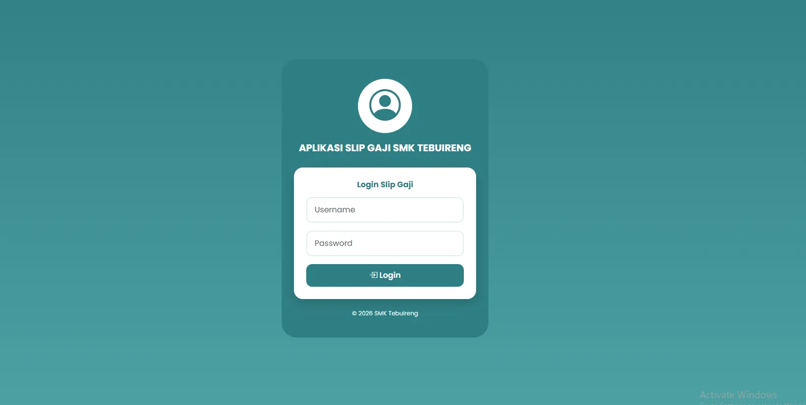 Aplikasi E-Slip Gaji